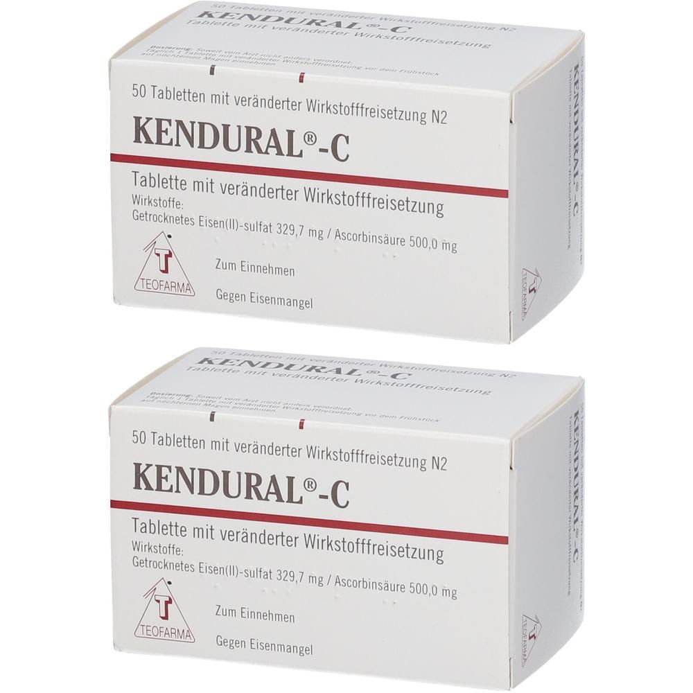 Kendural C Retardtabletten 2x 2x50 St Retard-Tabletten
