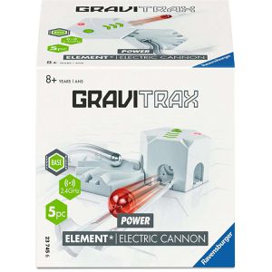 Ravensburger Murmelbahn-Erweiterung GraviTrax Element Electric Cannon, ab 8 Jahre, mit Kanone und 2 Anstehsteine
