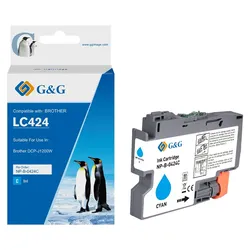 G&G Druckerpatrone ersetzt Brother LC-424C