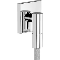 hansgrohe AXOR Wall outlet Fine Wandanschluss eckig, 36738000, Farbe: Chrom