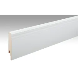 MEISTER Fussleiste Profil 12 PK  Uni weiß glänzend DF 324 - 2380 mm