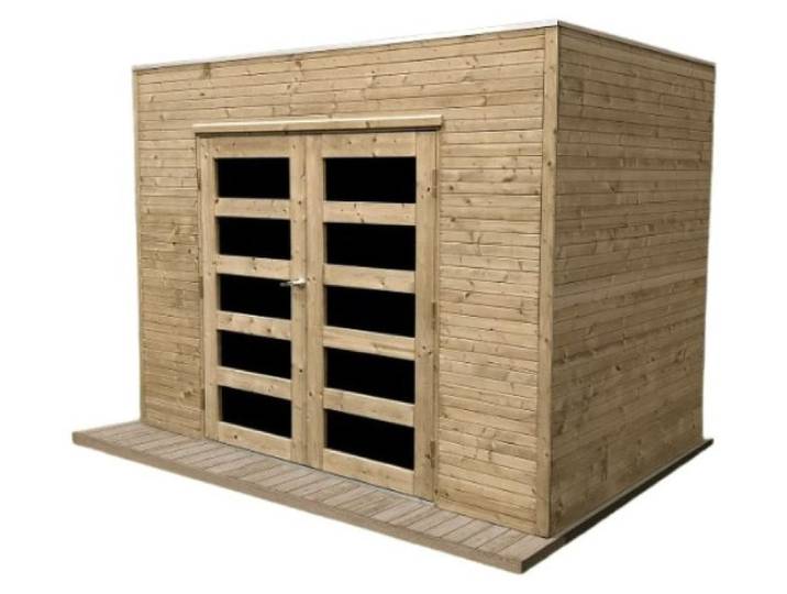Solid Abri de jardin bois CAPRI 19 mm 5\,75 m²
