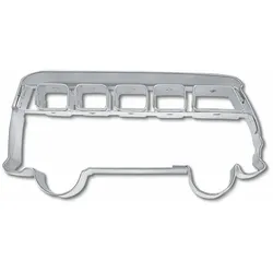 Städter Präge-Ausstecher Bus, Ausstechform, Plätzchenform, Keks, Plätzchen, Edelstahl, 9 cm, 200913