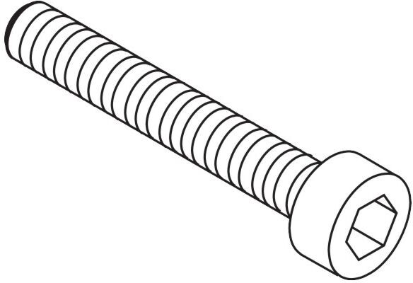 Hansgrohe Zylinderschraube M4x35 92160000 DIN 912 A2
