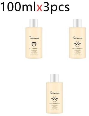 Inspired Finds Anti Flea & Deodorizing Pet Shampoo For Dogs & Cats 3.38 Fl Oz X3pcs