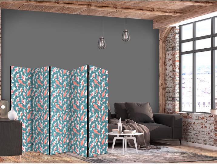 Paravent acoustique bassin oriental Autres Turquoise 225 x 172cm