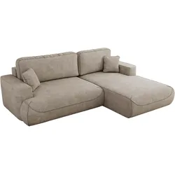 ECKSOFA OVO L Beige Struktur - Rechts Seite