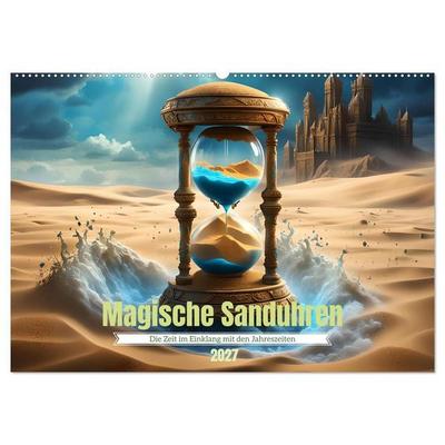 Magische Sanduhren (Wandkalender 2027 DIN A2 quer), CALVENDO Monatskalender
