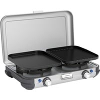 Camping Kitchen 2 Grill & Go CV, Gaskocher grau/schwarz, 2x 2kW