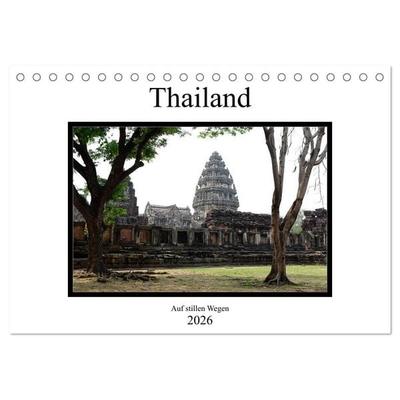 Thailand - auf stillen Wegen (Tischkalender 2026 DIN A5 quer), CALVENDO Monatskalender