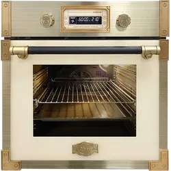 Kaiser EH 6427 ElfAD Retro Pyrolyse Einbau Backofen 73L Elfebeinfarbiges Glas 60 cm