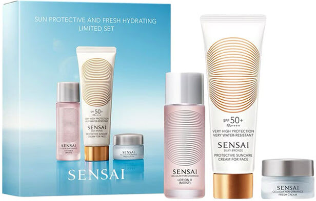 Sensai Silky Bronze Sun Protective and Fresh Hydrating Limited Set