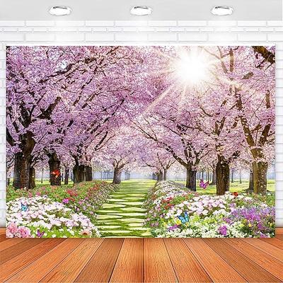 3D-Wandteppich mit Eishöhle, Winterlandschaft, rosa schneebedeckten Bäumen, Bergsee-Spiegelung, Naturkunst, ästhetischer Hintergrund für Wohnzimmer und Schlafzimmer
