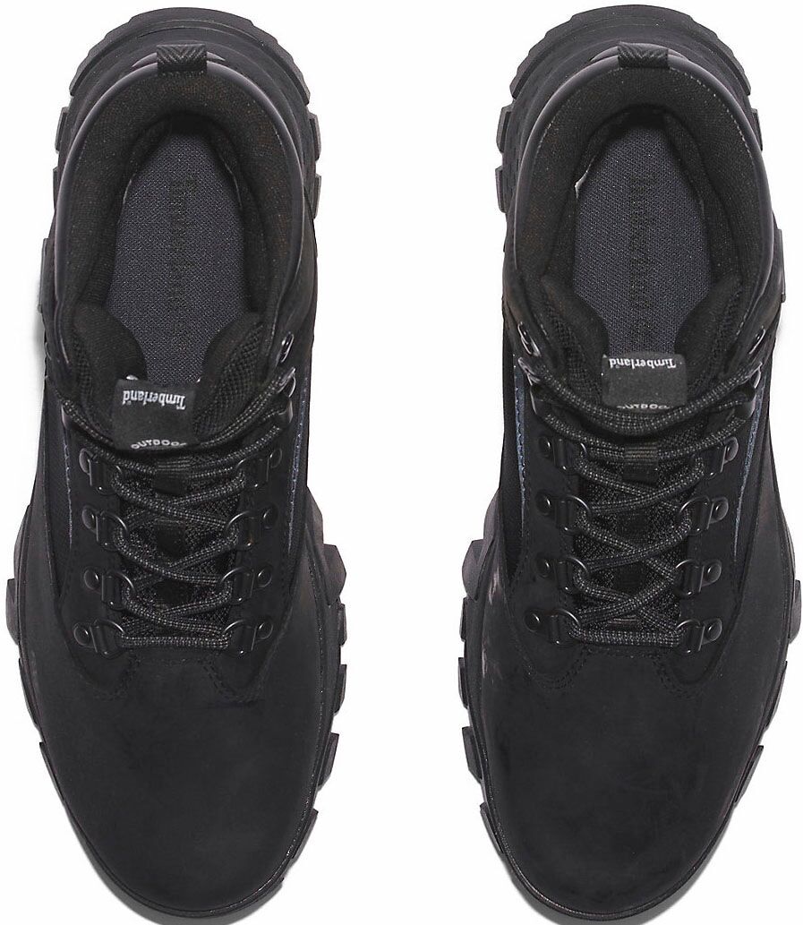 Schnürboots TIMBERLAND "MT LINCOLN MID LACE UP GORE-TEX HIKING BOOT", Herren, Gr. 46, schwarz, Leder, Textil, Schuhe Schnürboots, Winterstiefel, Schnürstiefel, Winterschuhe, wasserdicht schwarz 46