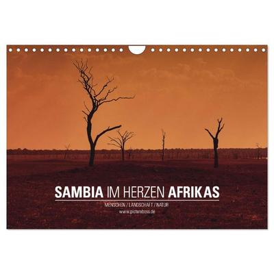 SAMBIA IM HERZEN AFRIKAS (Wandkalender 2027 DIN A4 quer), CALVENDO Monatskalender