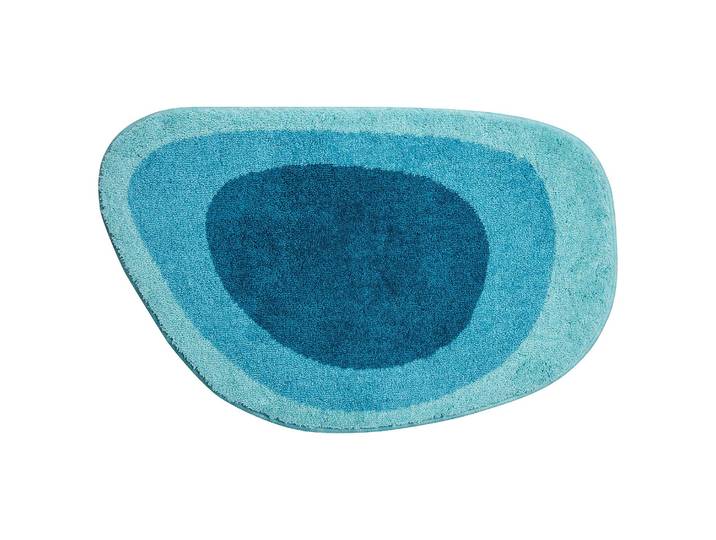 Tapis de bain Lake 70 x 105cm Turquoise/Turquoise