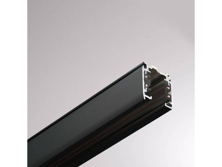 GLOBAL 3-Phasen-Stromschiene Noa Aufbau 100cm, schwarz, schwarz, Aluminium