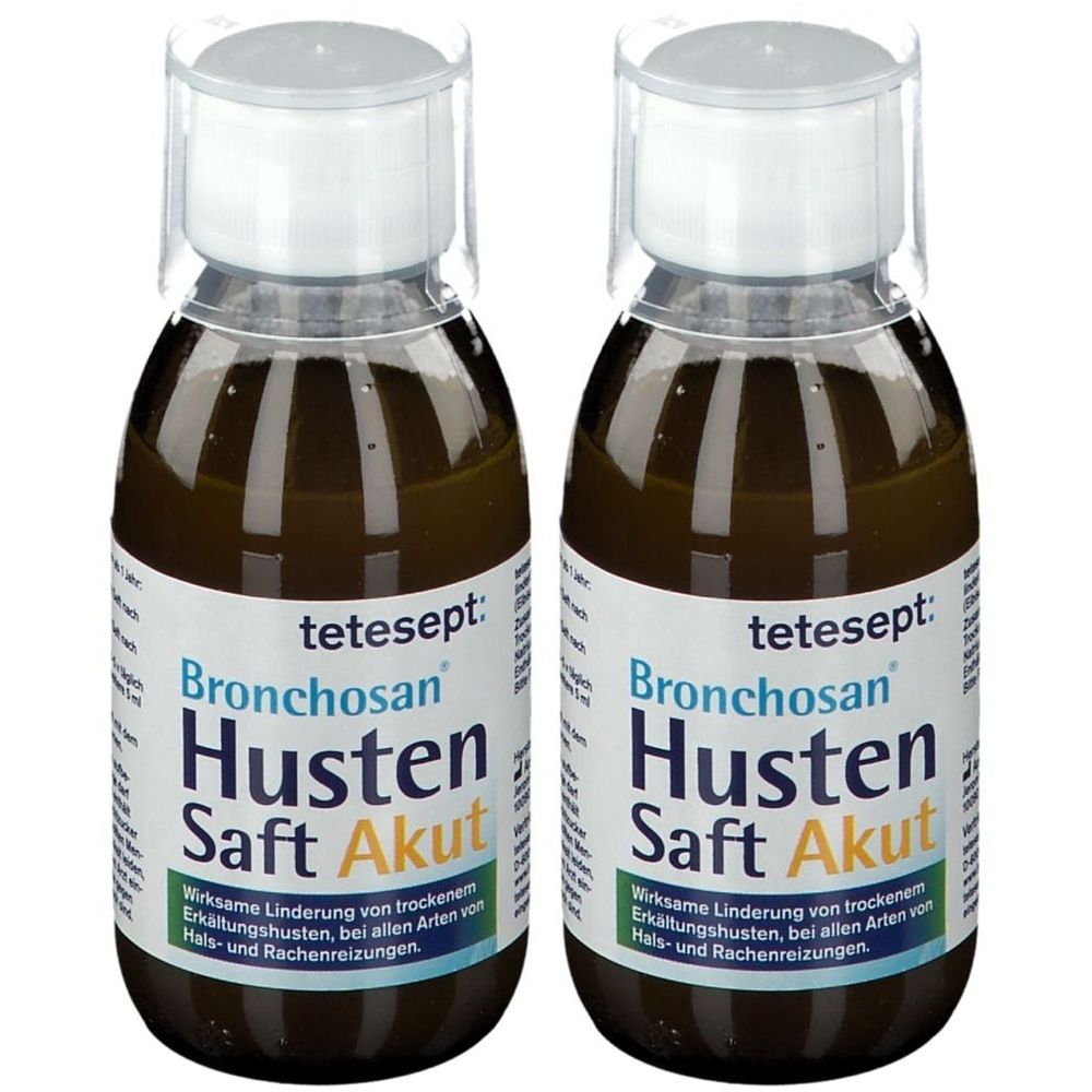 Tetesept Bronchosan Husten Akut Saft 2x 2x117 g