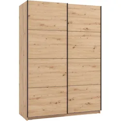 Schwebetürenschrank Gard 150 in Eiche Artisan