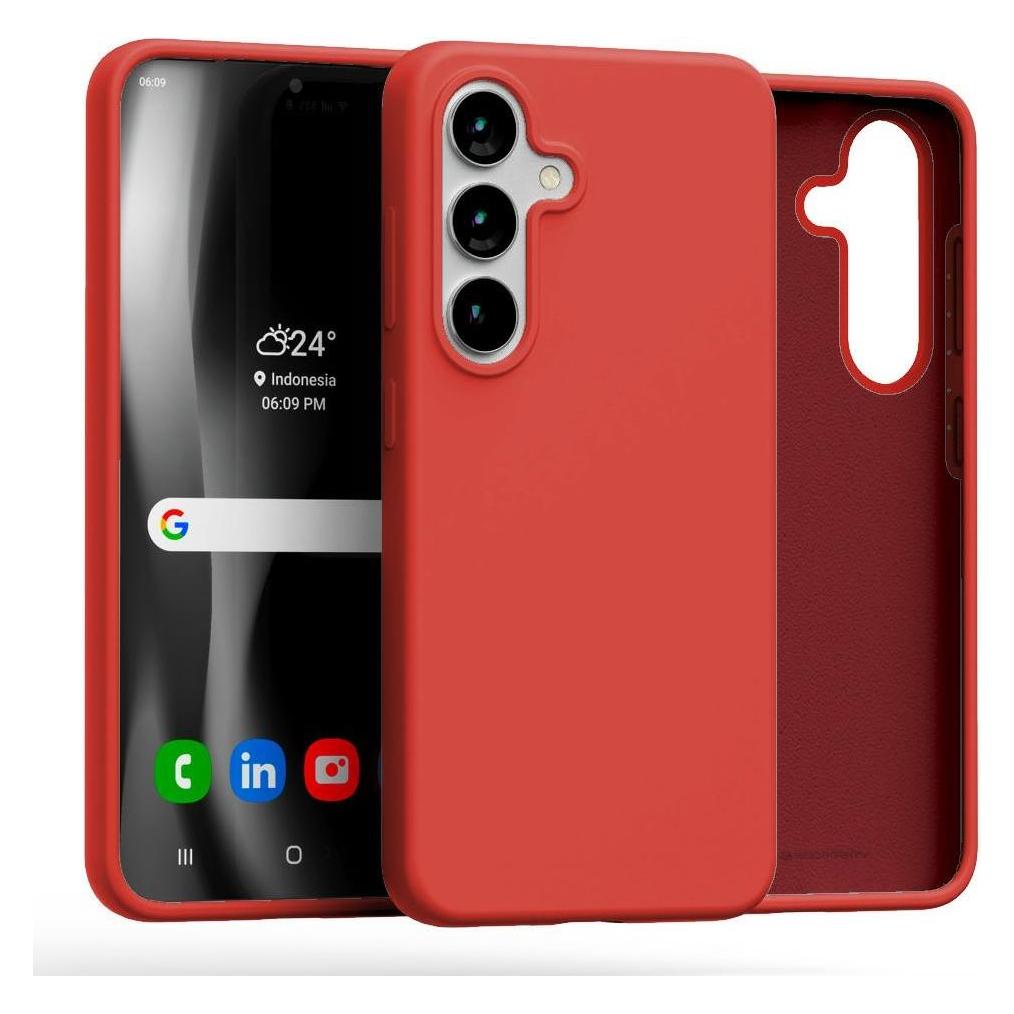 Mercury Silicone Sam S25 S931 czerwony/red (Samsung Galaxy S25) (57239608)
