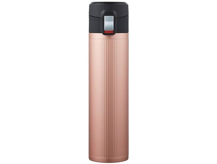 Lock&Lock Trinkflasche Titan One Touch H 22.6 cm lila/rosa/rosè gold Edelstahl/Kunststoff 0.33 l - Trinkflasche