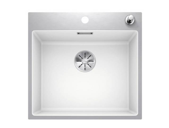 Blanco Spüle, Weiß, Stein, 54.3x20.3x51 cm, Küchen, Küchenausstattung, Küchenspülen, Granitspüle