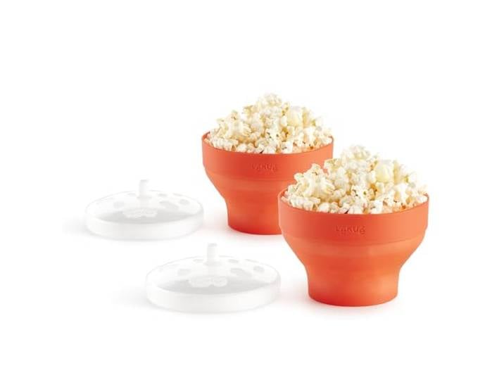 Lékué Set 2 Mini micro-ondes Pop Corn\, silicone rouge