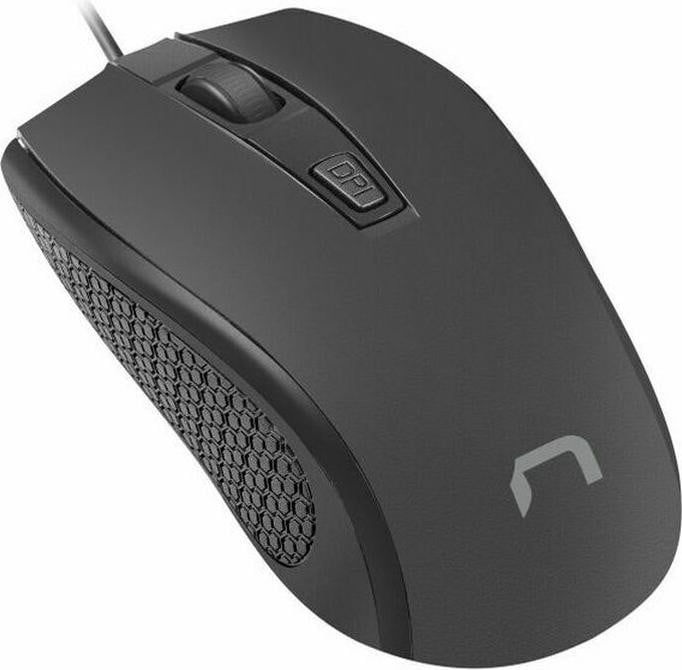 Natec HOOPOE 2 Optische Muis, 1600 DPI, USB, Zwart