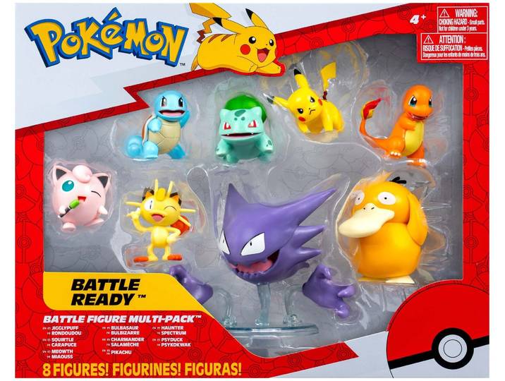Jazwares Pokémon Battle Figur 8 Multipack 4+ Jahre