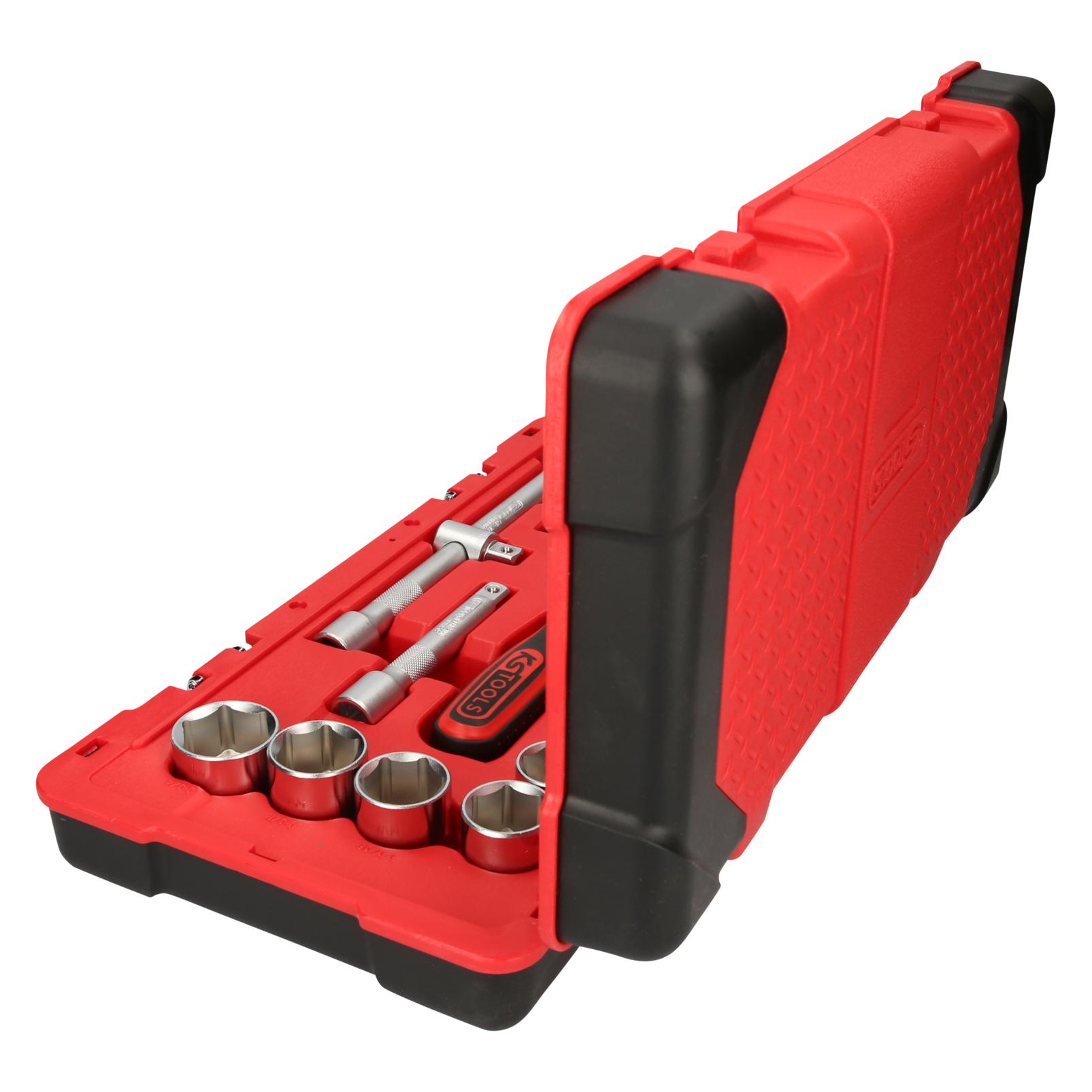 KS Tools 1/2" Steckschlüssel-Satz, 30 Teile, Flank Traction (1/2") (951.0630)