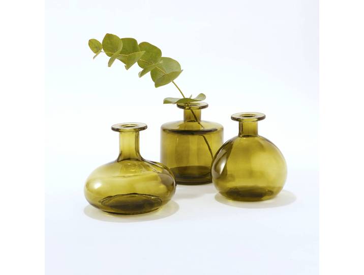 Soliflore en verre - lot de 3 - Blancheporte