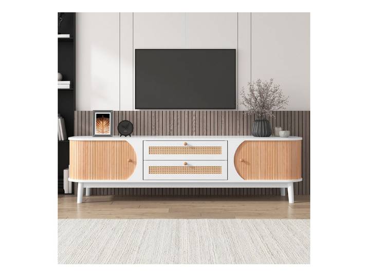 Fine Life Pro TV-Bank Lowboard / TV‑Schrank / TV‑Lowboard mit Türen