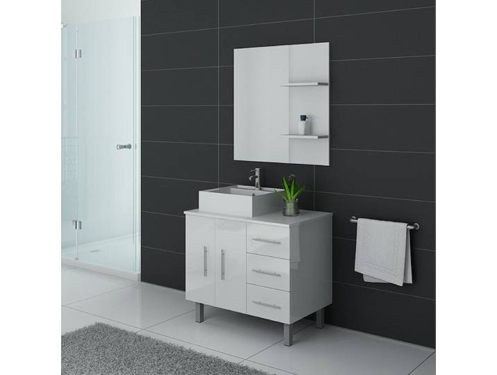 Meubles salle de bain FLORENCE Blanc