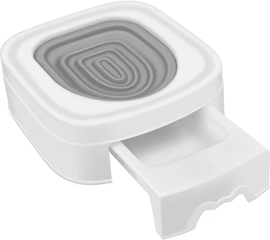 Inspire Curations PottyPaws Cat Toilet Training System grey