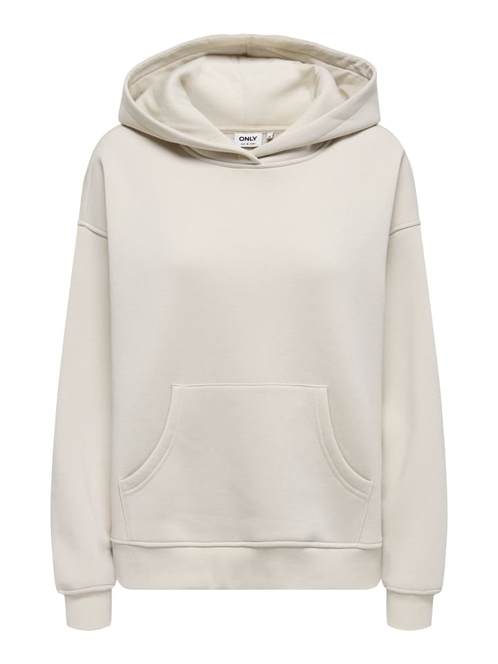 ONLY Hoodie "Kelly" in Creme - S