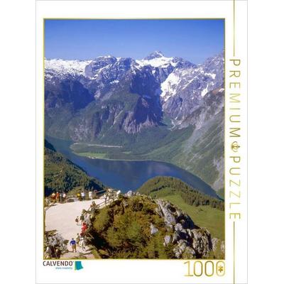 CALVENDO Puzzle Blick vom Jenner auf den Königssee | 1000 Teile Lege-Größe 64x48cm Foto-Puzzle für glückliche Stunden