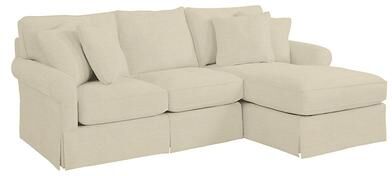 Baldwin 2-Piece Right Arm Chaise Sectional - Bennett Slate Crypton Home - Ballard Designs