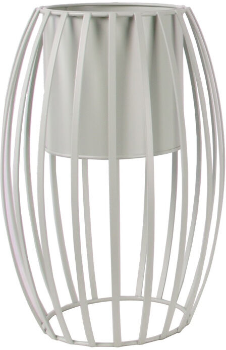 TrendLine Pflanztopf Metall Ø 20,5 x 30 cm weiß