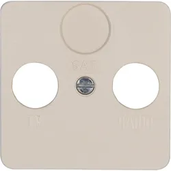 Kopp 348101188 EUROPA - Antennensteckdose TV/RF, Farbe: cremeweiß