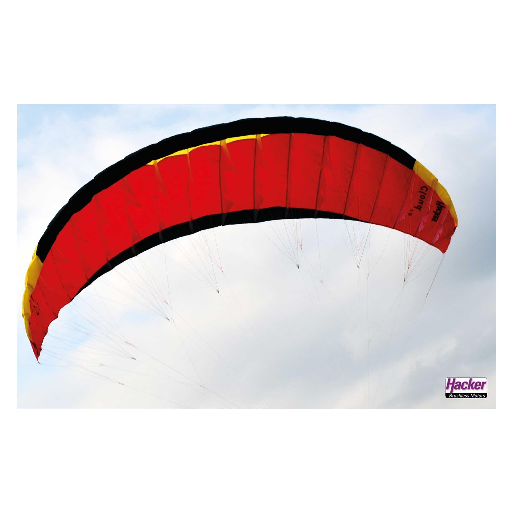 Para-RC Gleitschirm "Cloud 1.0" rot (Segelflugzeug) (67006912)