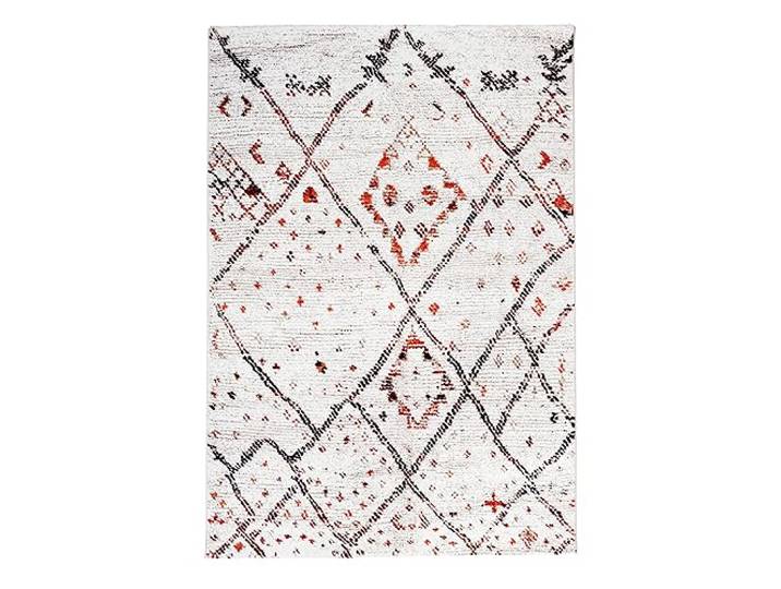 UnAmourDeTapis Tapis Berbère Style\, 120 X 170 Cm\, Crème\, Orange\, Noir\, Motif Berbère\, Fabriqué en Turquie\, Idéal Chambre d'amis\, 11346