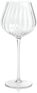 Zodax Malden Optic Red Wine Glasses, Set of 4