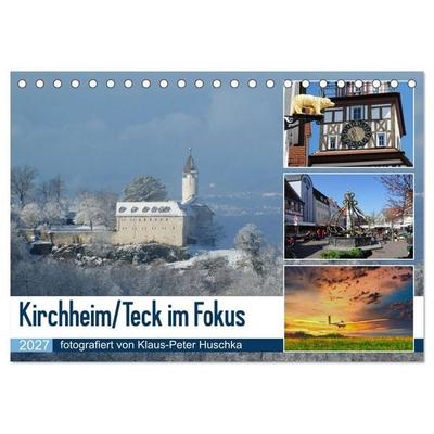 Kirchheim/Teck im Fokus (Tischkalender 2027 DIN A5 quer), CALVENDO Monatskalender