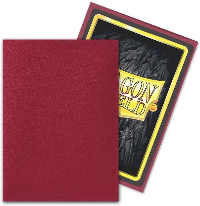 Dragon Shield Matte Blood Red (100) Toploader