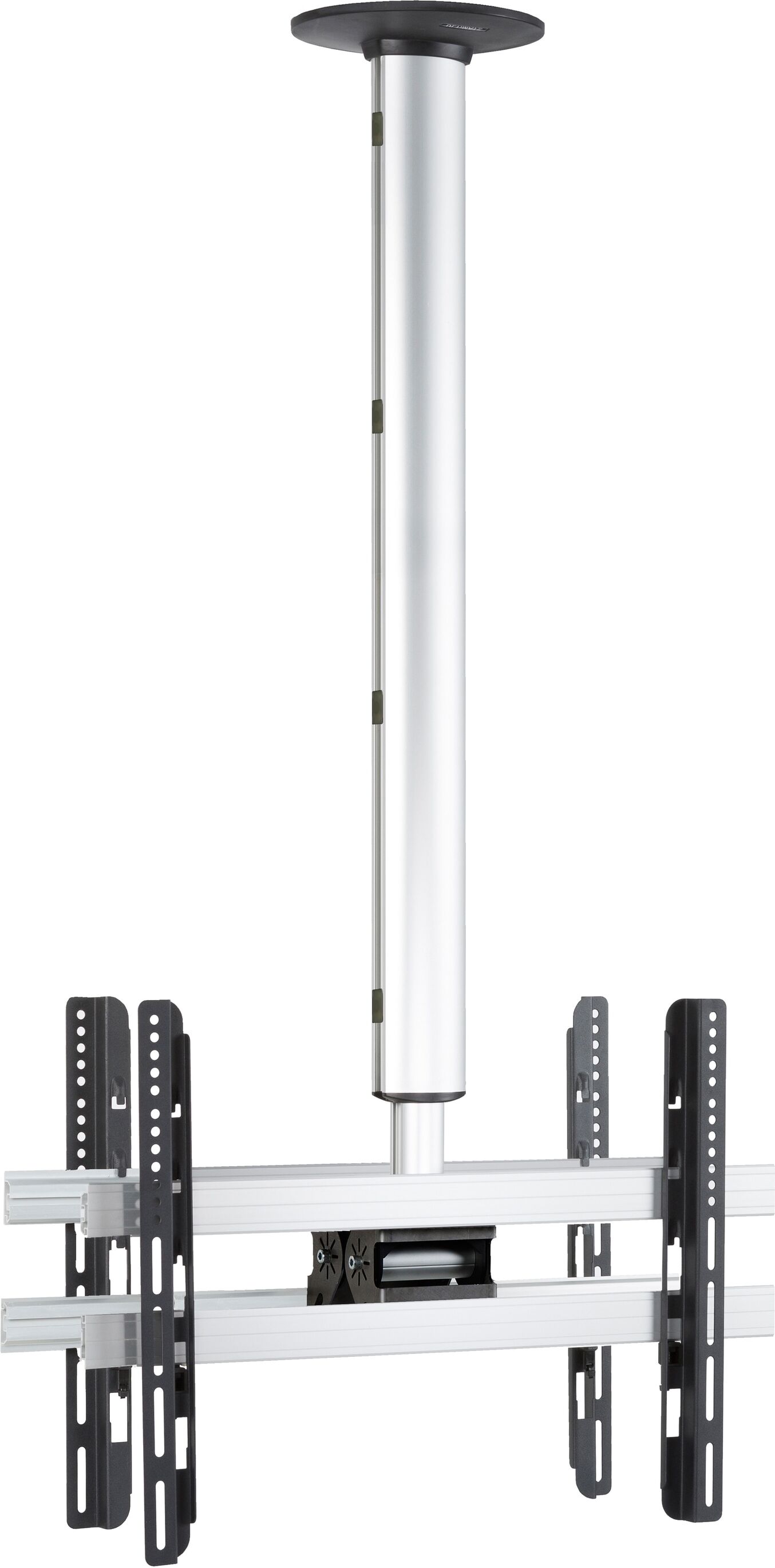 VCM TV-Deckenhalterung "TV Deckenhalterung CM4 höhenverstellbar 127-238 cm", silber, Gerätehalterungen, TV-Deckenhalterung