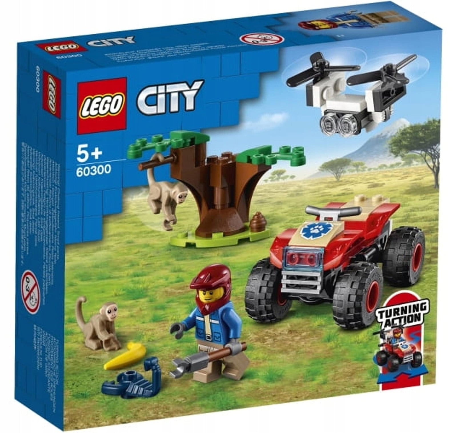 LEGO City 60300 Wildlife Reddingsvoertuig Speelgoedset