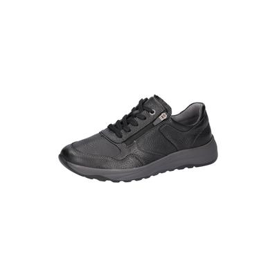 Schnürschuh WALDLÄUFER "K-John", Herren, Gr. 8,5 (42,5), schwarz, Nappaleder, Schuhe Schnürschuh, Halbschuh, Schürschuh in Extraweite K für den kräftigen Fuß
