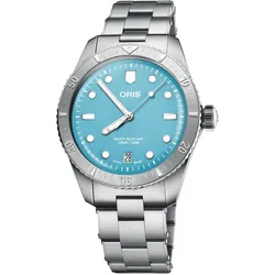 Oris Divers Sixty‐Five Cotton Candy 38mm, Taucheruhr, Edelstahl, Blau Herrenuhr 01 733 7771 4055-07 8 19 18