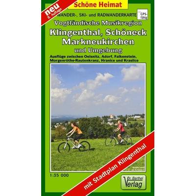 Wander-, Ski- und Radwanderkarte Vogtländische Musikregion, Klingenthal, Schöneck, Markneukirchen und Umgebung, Sonstige von Verlag Barthel, Barthel,
