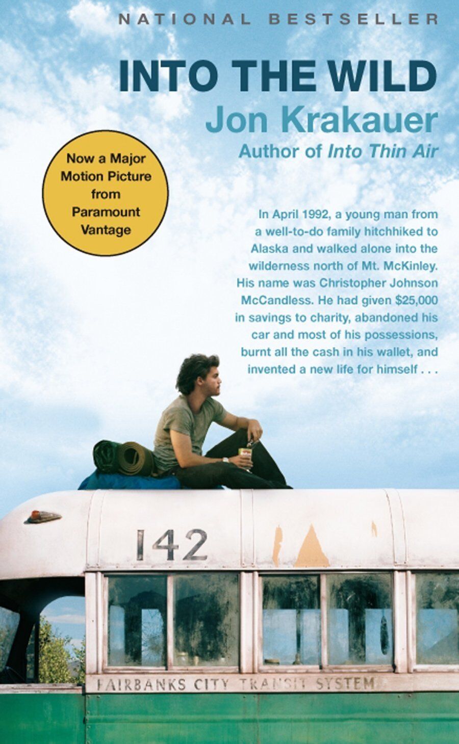 Pan Macmillan Into the Wild by Jon Krakauer - True Story of Chris McCandless's Fatal Alaskan Journey - Paperback - Non Fiction True Adventure Book